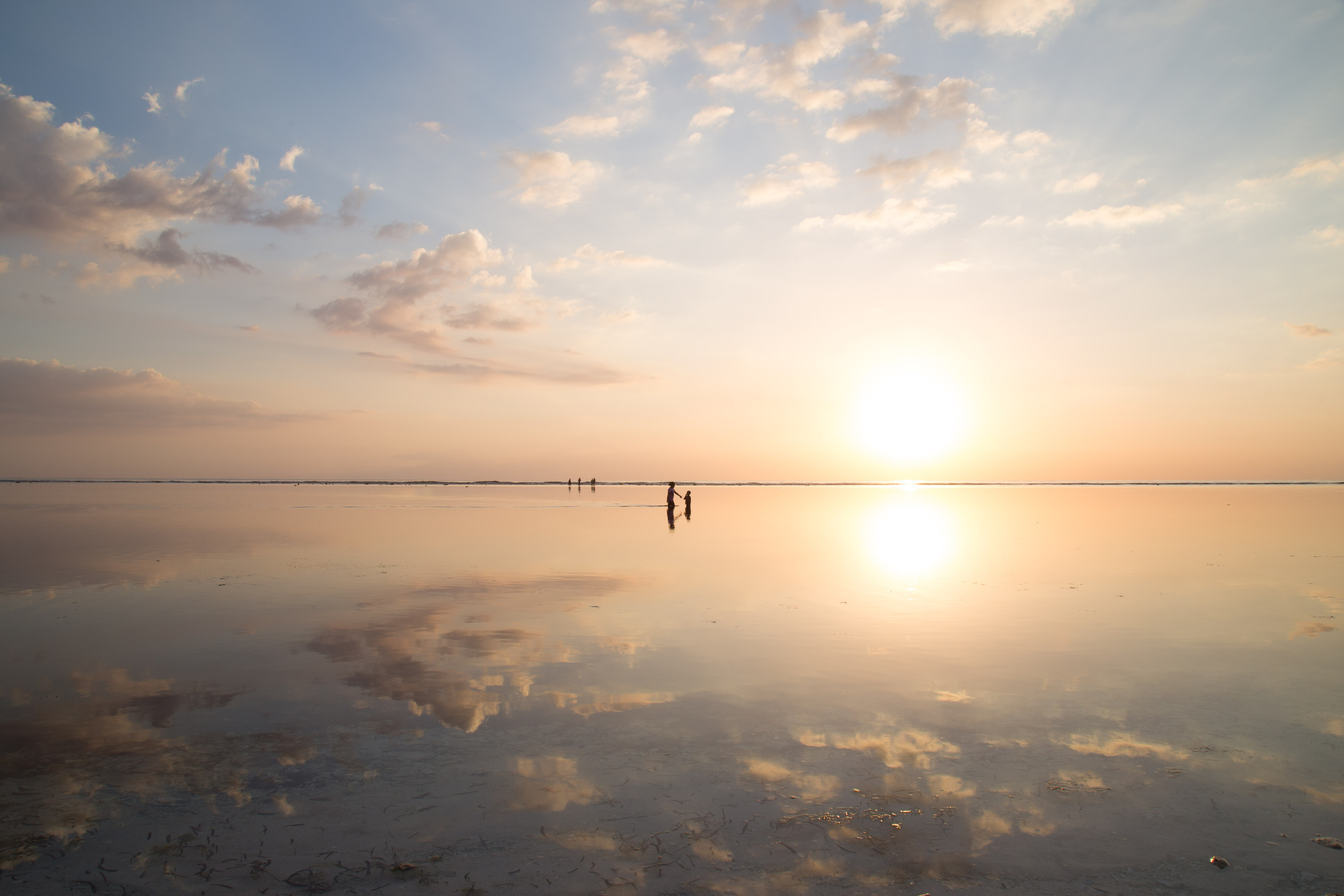 Sunrise Reflection at the Beach